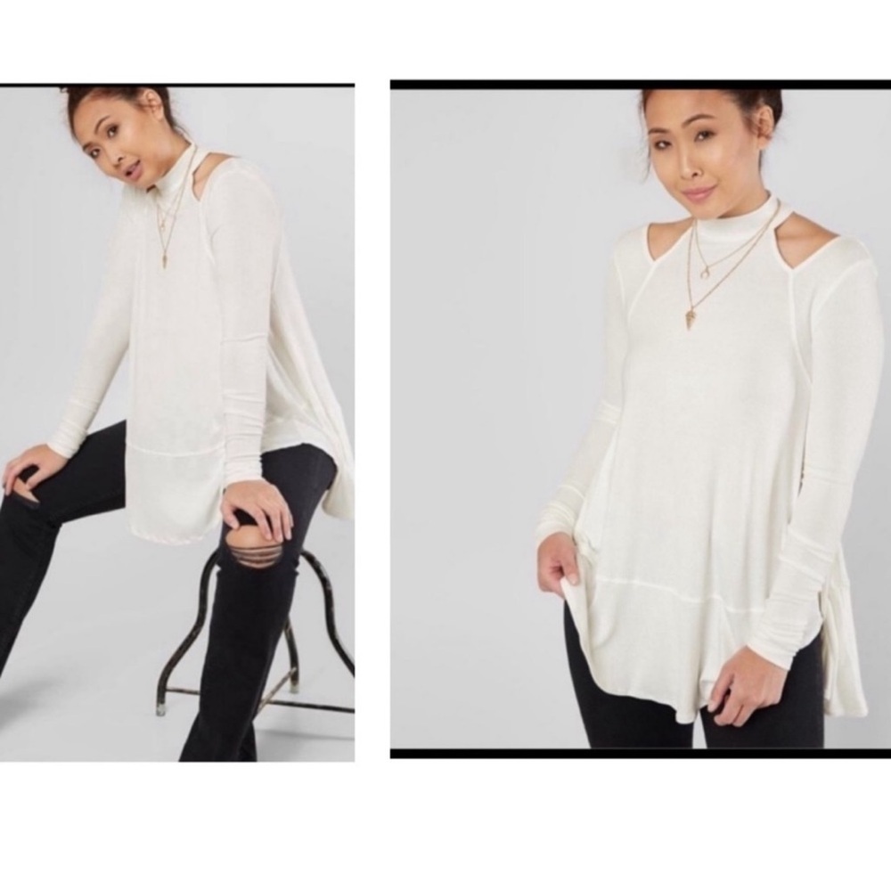 Free people cold shoulder tunic
